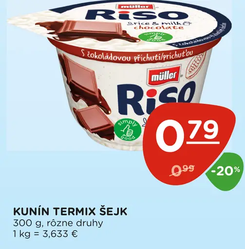 Riso Mliečna ryža rôzne druhy