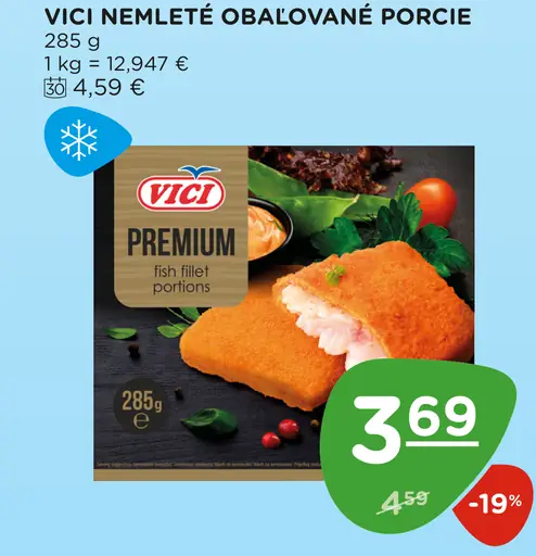 Vici Nemleté obaľované porcie