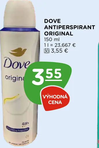 Dove Original antiperspirant sprej