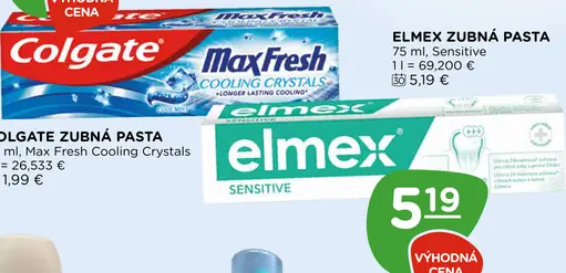 Elmex zubná pasta Sensitive