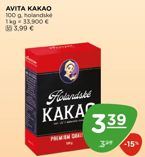 Avita holandské kakao