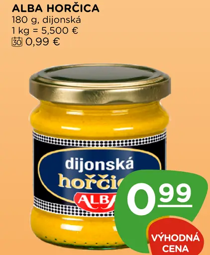 Alba Dijonská horčica