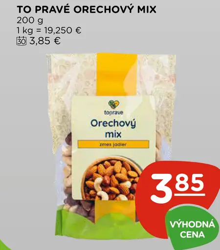 Tó pravé orechový mix
