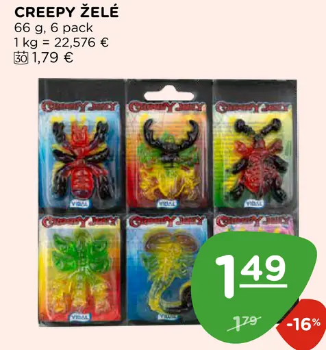 Creepy želé