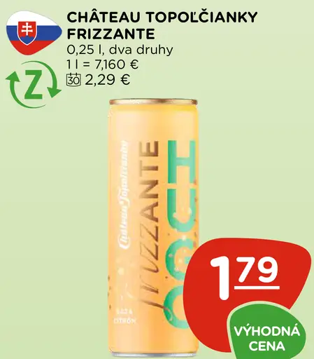 Château Topoľčianky frizzante