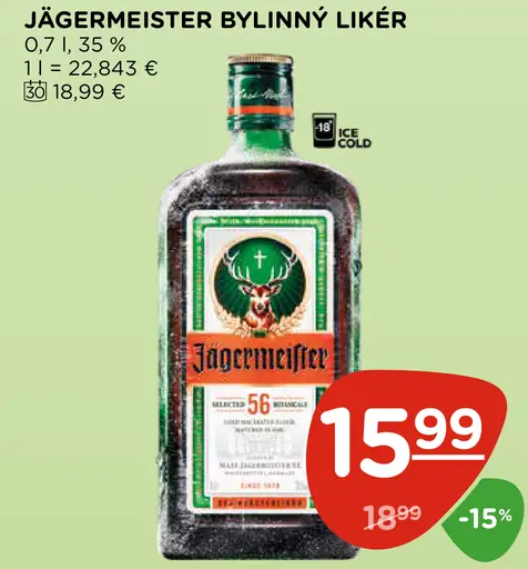 Jägermeister bylinný likér