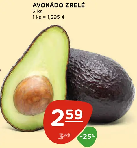 Avokádo zrelé