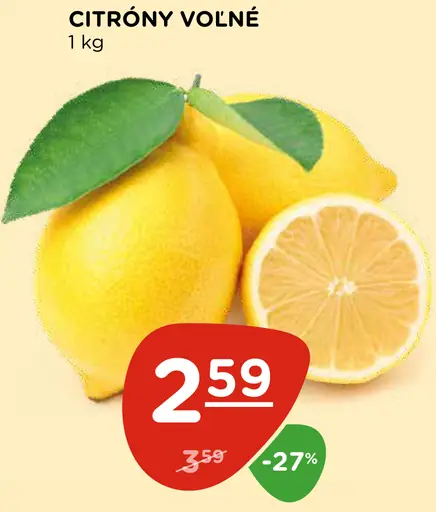 Citróny voľné