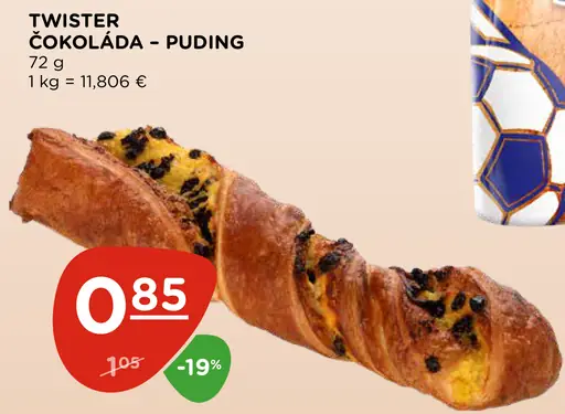 Twister čokoláda - puding