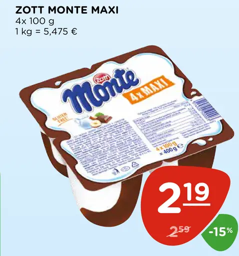 Zott Monte Maxi