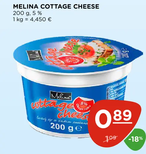 Melina cottage cheese 5 %