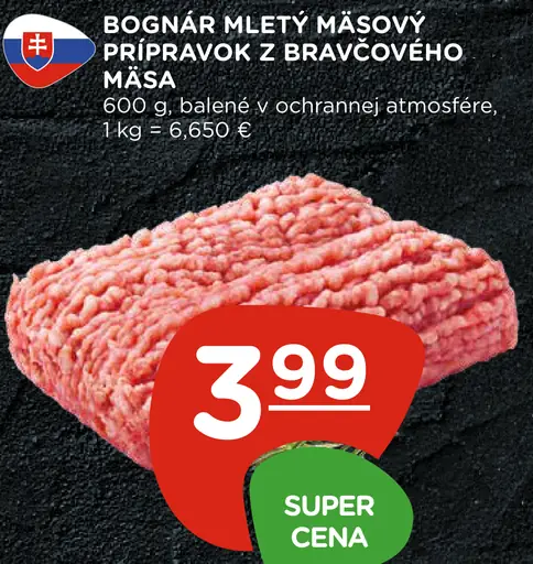 Bognár Mletý mäsový prípravok z bravčového mäsa