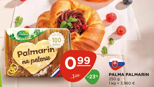 Palma Palmarin na pečenie