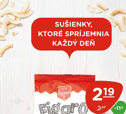 Leona Figaro kokosové maslové sušienky