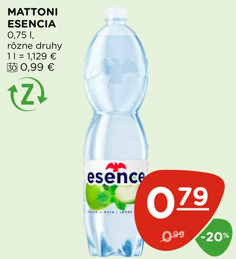 Mattoni Essence – rôzne druhy
