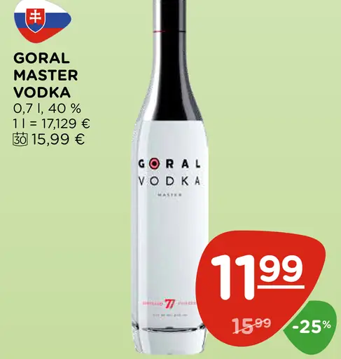 Goral vodka Master