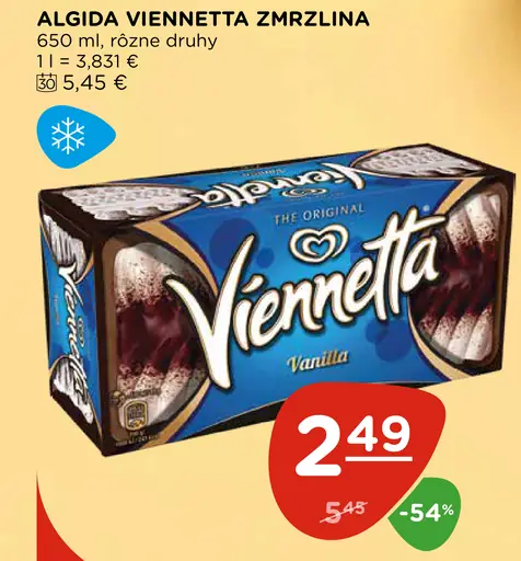 Algida Viennetta zmrzlina