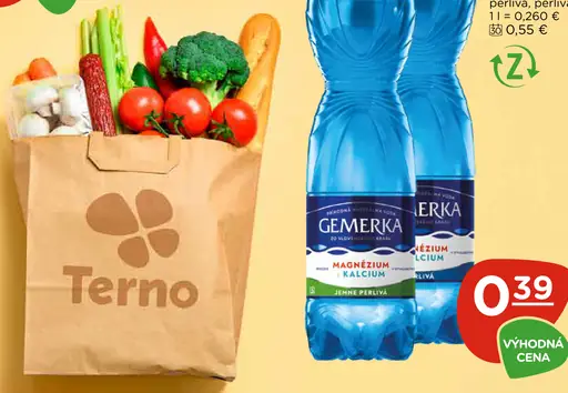 Gemerka jemne perlivá minerálna voda