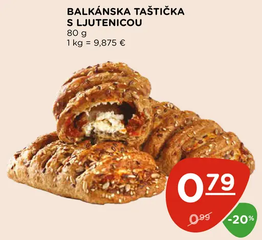 Balkánska taštička s lutenicou