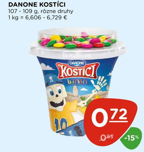 Danone Kostići farebný