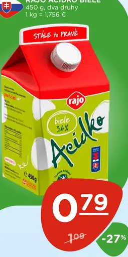 Rajo Ačidko biele