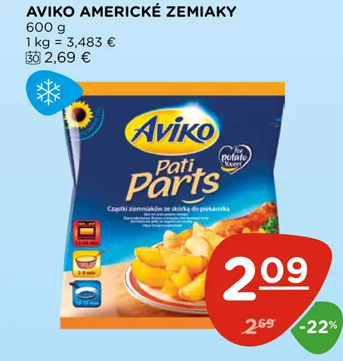 Aviko americké zemiaky