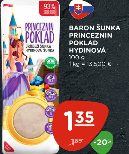 Baron Šunka Princeznin poklad hydinová