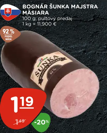 Bognár Šunka Majstra Mäsiarňa