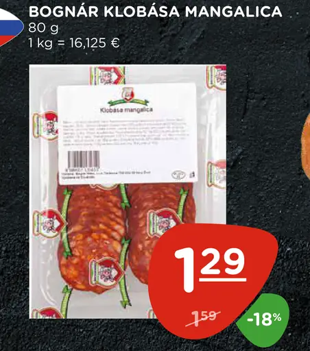 Bognár Klobása Mangalica