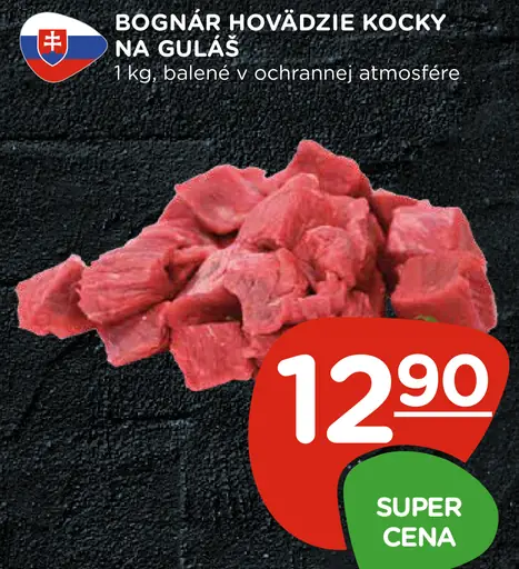 Bognár hovädzie kocky na guláš