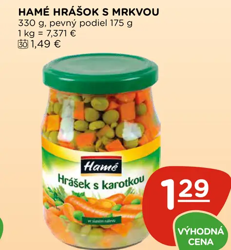 Hamé Hrášok s Mrkvou