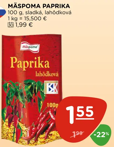 Mäspoma Paprika lahôdková
