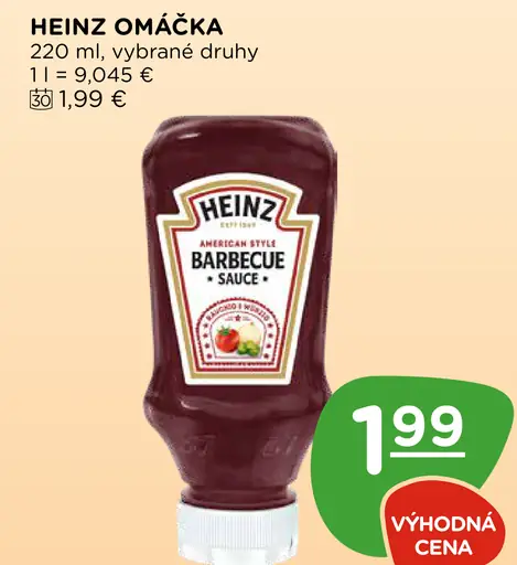 Heinz Studená omáčka barbecue