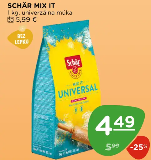Schär Mix It univerzálna múka