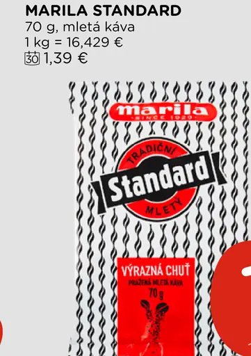 Marila Standard pražená mletá káva