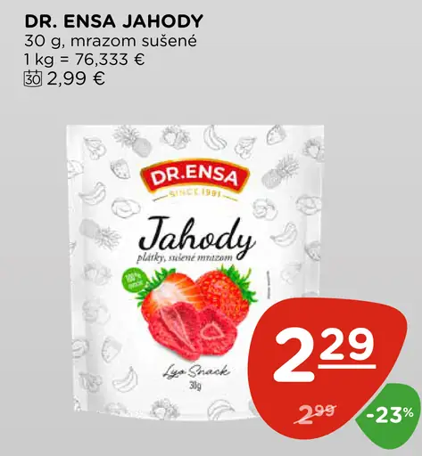 Dr. Ensa jahody sušené mrazom