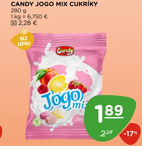 Candy Jogo Mix cukríky