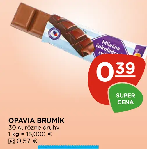 Opavia Brumík, rôzne druhy