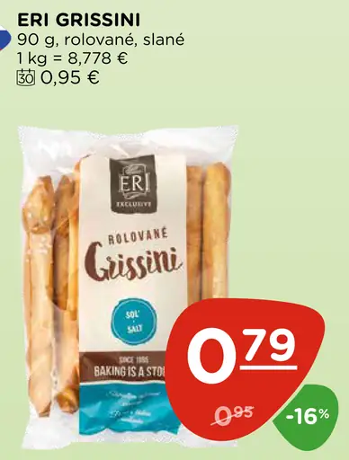Eri Grissini Rolované slané