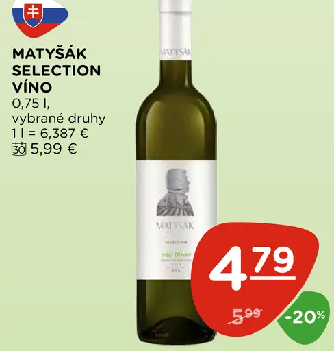 Matyšák Selection víno vybrané druhy