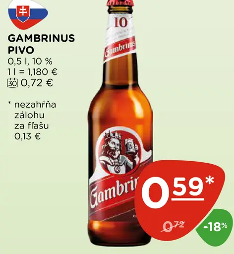 Gambrinus pivo