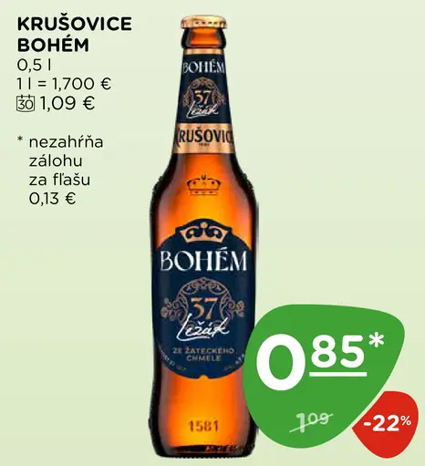 Krušovice Bohem Pivo