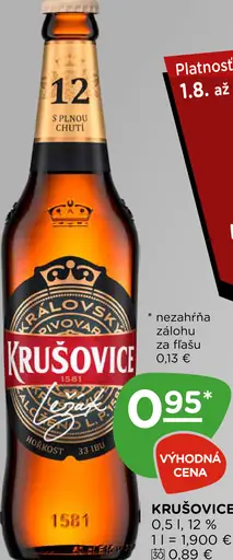 Krušovice pivo