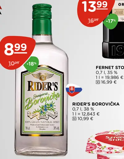 Rider's Borovička