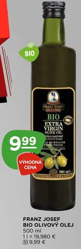 Franz Josef bio extra virgin olivový olej