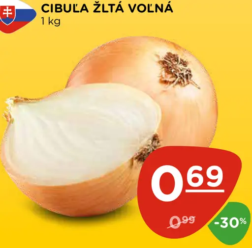 Cibuľa žltá voľná