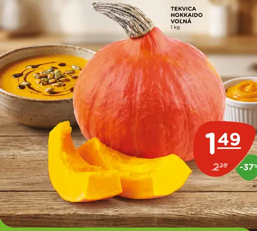 Tekvica Hokkaido voľná