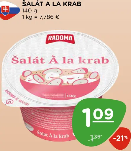 Radoma Šalát à la krab