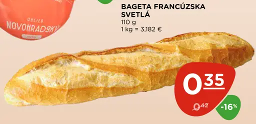 Bageta francúzska svetlá