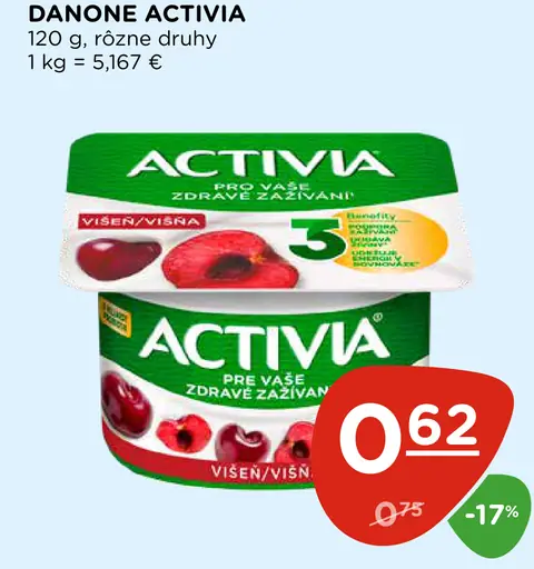 Danone Activia višňa